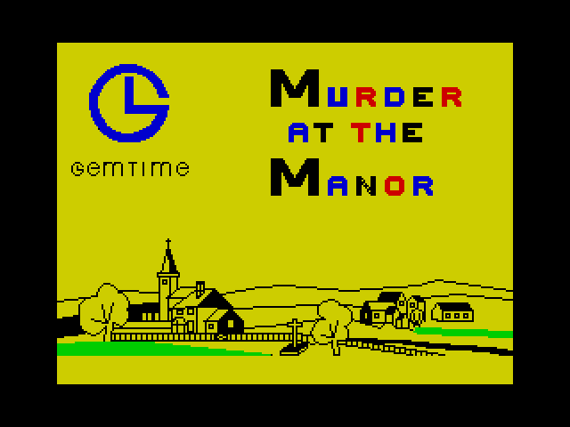Murder title screen for ZX Spectrum